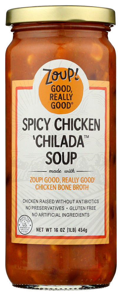 ZOUP GOOD REALLY: Soup Chicken Chilada Spic, 16 OZ