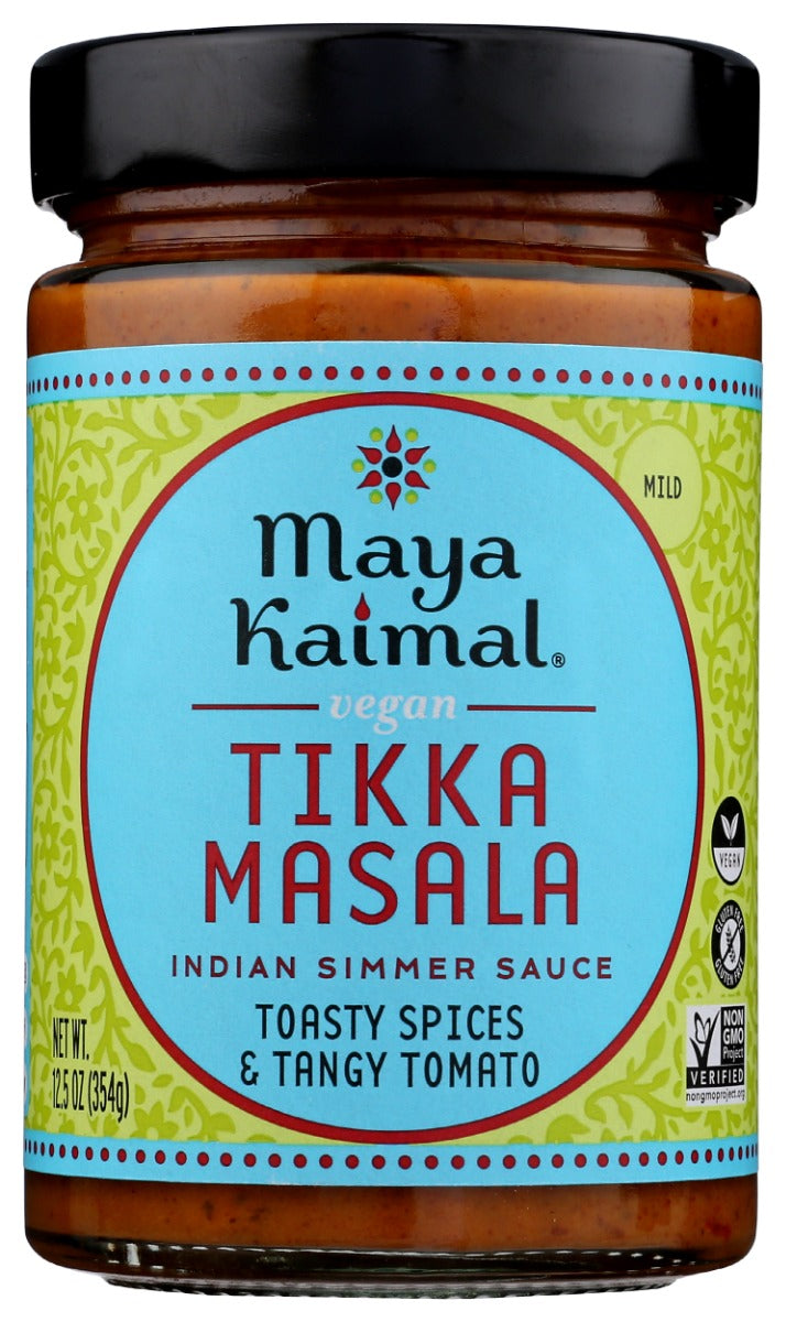 MAYA KAIMAL: Vegan Tikka Masala Indian Simmer Sauce, 12.50 oz