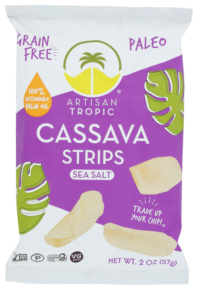 ARTISAN TROPIC: Sea Salt Cassava Strips, 2 oz