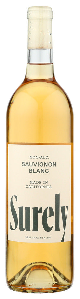 SURELY: Non Alcoholic Sauvignon Blanc, 750 ml