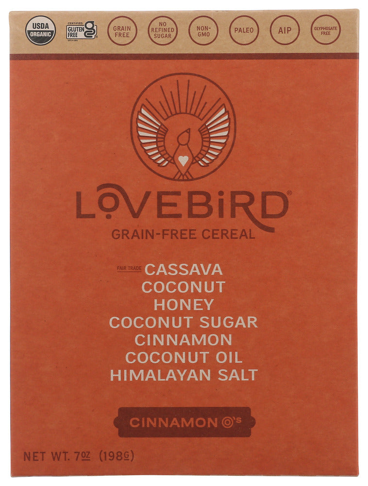 LOVEBIRD: Cereal Grain Free Cinnamo, 7 OZ