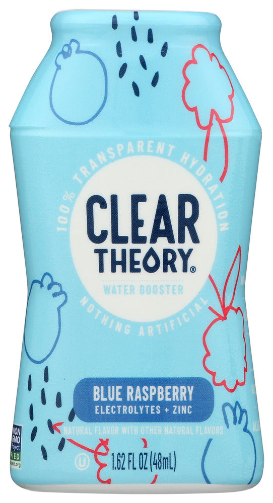 CLEAR THEORY: Water Enhance Blue Raspberry, 1.62 FO