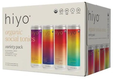 HIYO: NA Mocktail Variety 12pk, 144 fo
