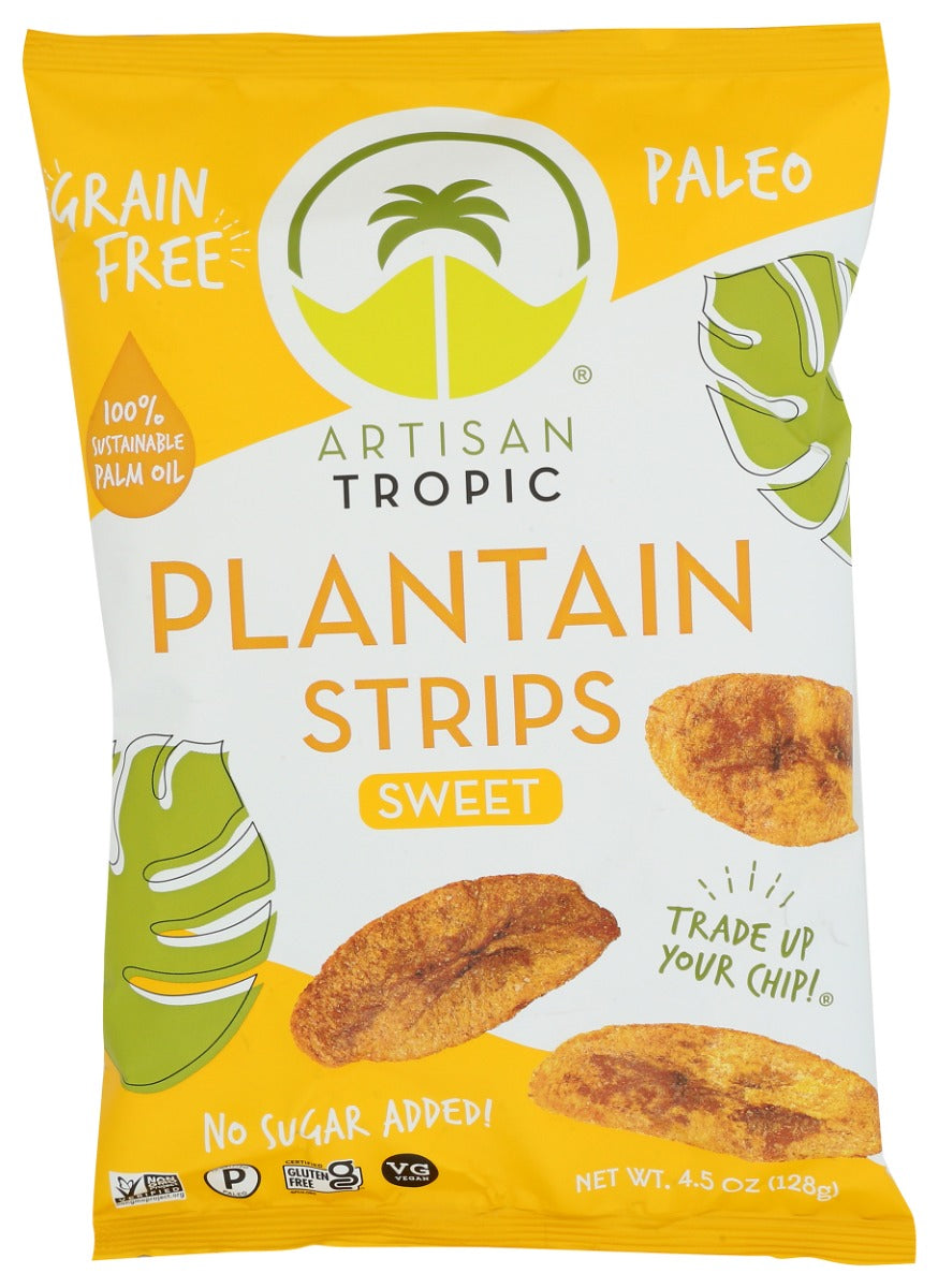 ARTISAN TROPIC: Plantain Strips Naturally Sweet, 4.5 oz