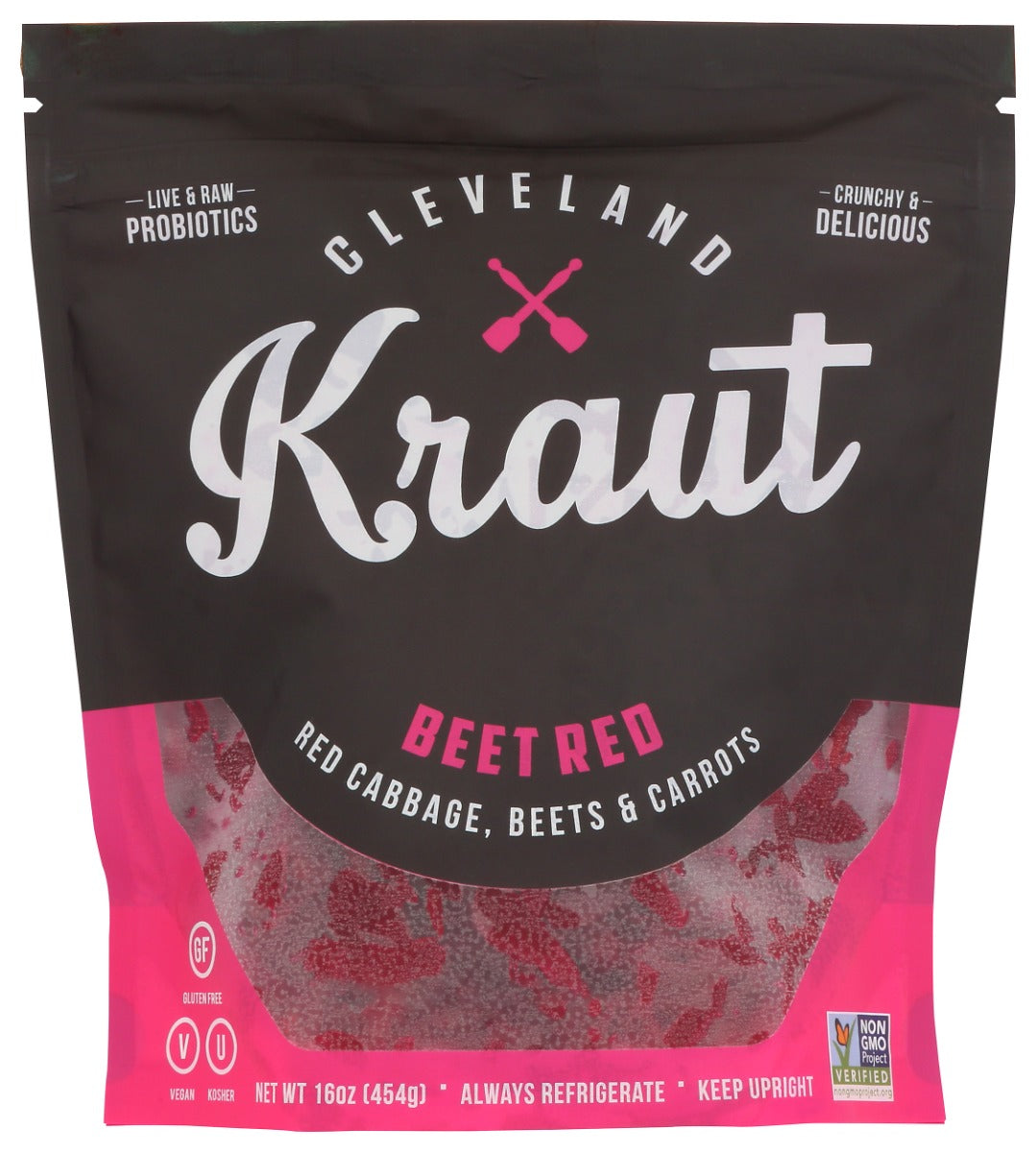 CLEVELAND KRAUT: Beet Red Sauerkraut, 16 oz
