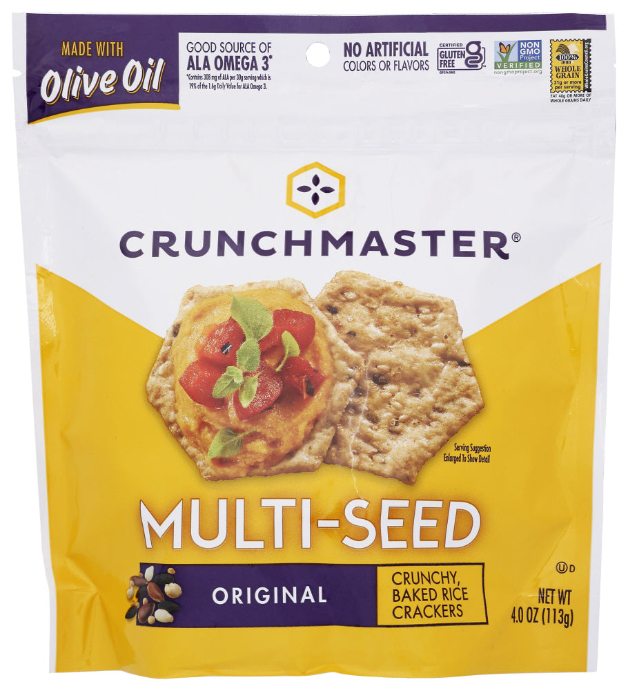 CRUNCHMASTER: Cracker Multiseed Orig, 4 oz