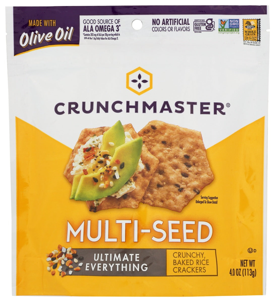 CRUNCHMASTER: Cracker Multi-Seed Ultimate Everything, 4 oz
