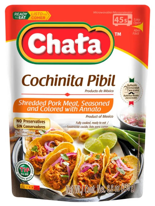 CHATA: Cochinita Pibil Pouch, 8.8 oz