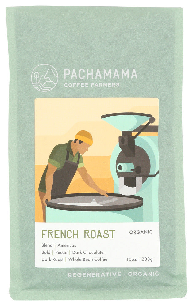 PACHAMAMA COFFEE COOPERATIVE: French Roast Organic Coffee, 10 oz