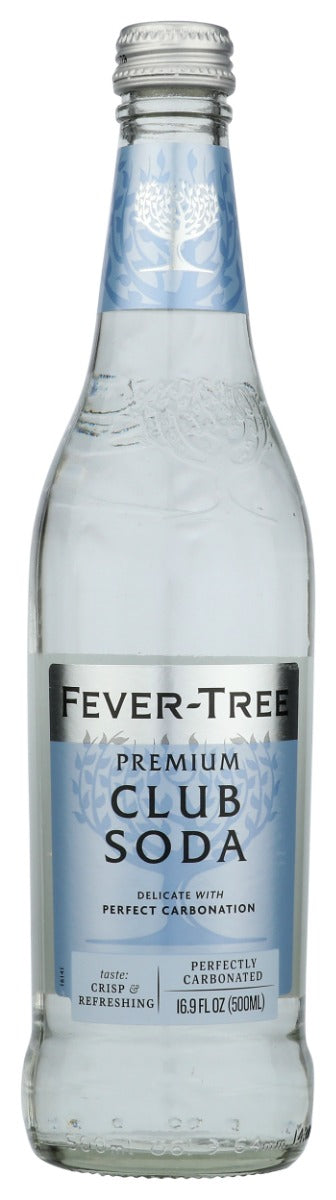 FEVER TREE: Premium Club Soda, 16.9 fo