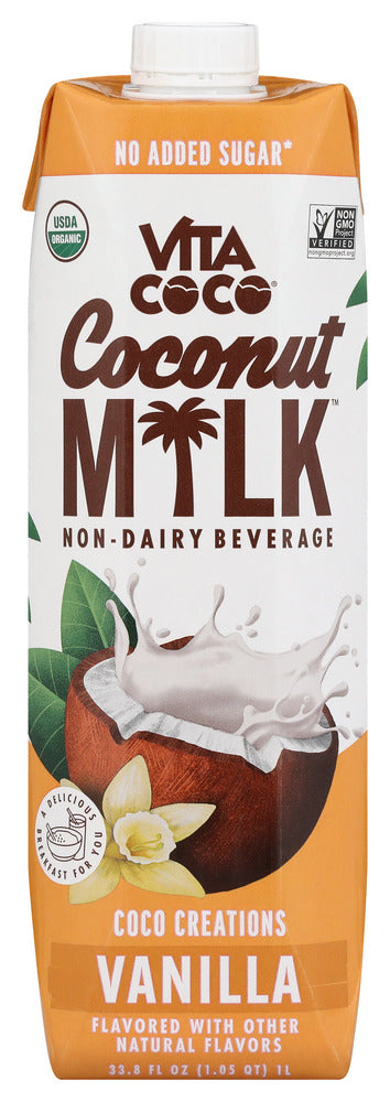 VITA COCO: Coconut Milk Vanilla, 1 lt