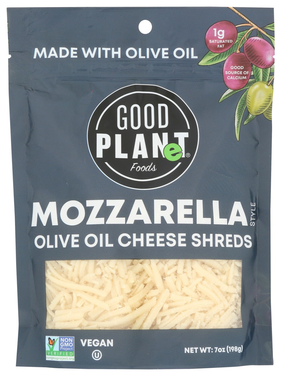 GOOD PLANET FOODS: Cheese Mzzrll Olvol Shrd, 7 oz