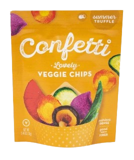 CONFETTI: Summer Truffle Veggie Chips, 2.46 oz
