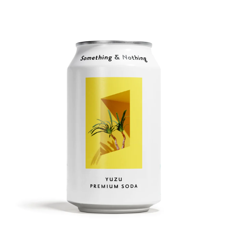 SOMETHING AND NOTHING: Yuzu Premium Soda, 12 fo