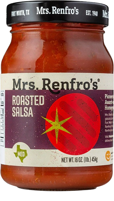 MRS RENFRO: Roasted Salsa, 16 oz