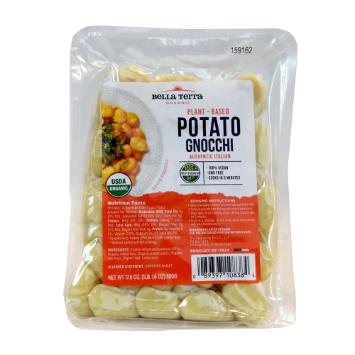 BELLA TERRA: Organic Potato Gnocchi, 17.6 oz