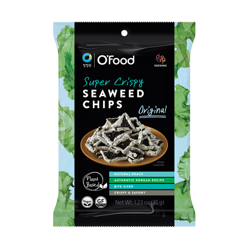OFOOD: Super Crispy Seaweed Chips Original, 1.23 oz