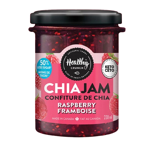 HEALTHY CRUNCH: Raspberry Chia Jam, 7.77 oz