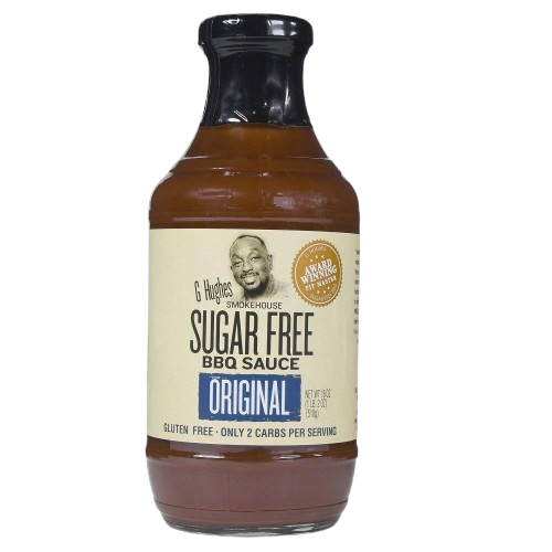 G HUGHES: Sugar Free BBQ Sauce Original, 18 oz