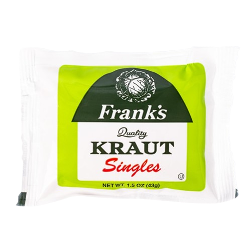 FRANKS: Kraut Singles, 1.5 oz