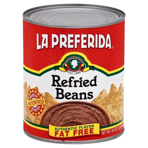 LA PREFERIDA: Fat Free Refried Beans, 30 oz