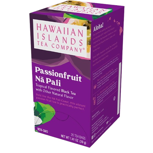 HAWAIIAN ISLANDS TEA COMPANY: Passion Fruit na Pali Black Tea, 20 pk