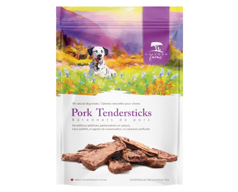 CALEDON FARMS: Pork Tendersticks Dog Treats, 3.88 oz
