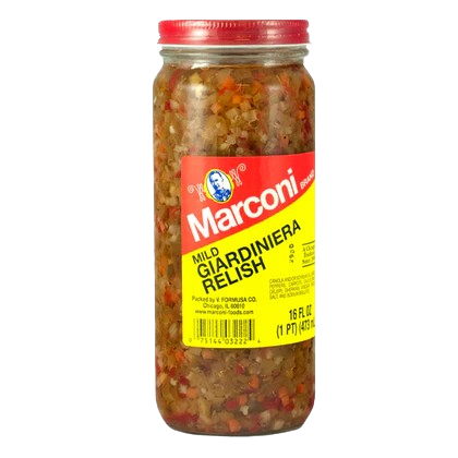 MARCONI: Mild Giardiniera Relish, 16 oz