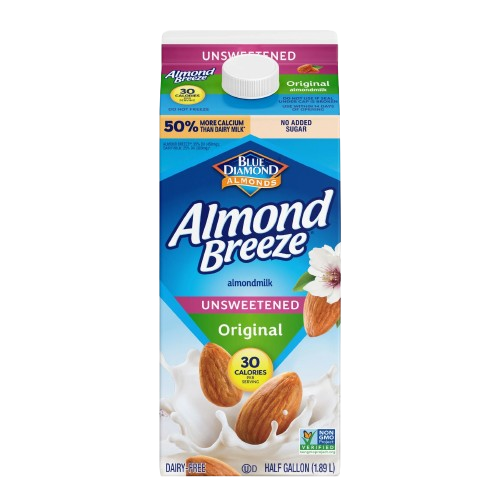 BLUE DIAMOND: Unsweetened Original Almondmilk, 64 fo