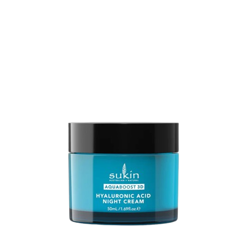 SUKIN: Aquaboost 3D Hyaluronic Acid Rich Night Cream, 1.69 fo