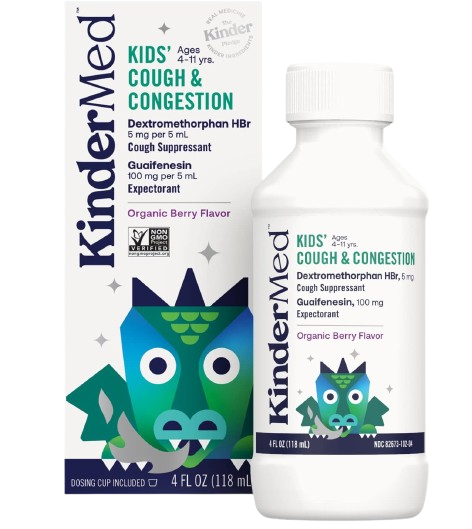 KINDERMED: Kids Cough and Congestion, 4 fo