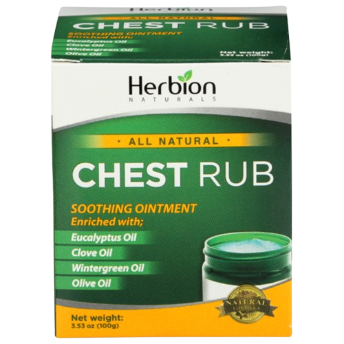 HERBION NATURALS: Chest Rub, 3.53 oz