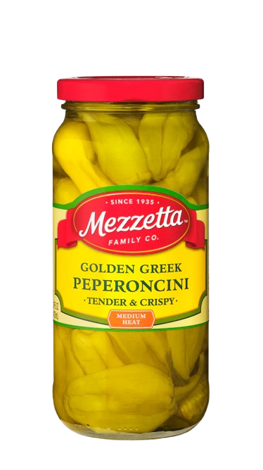 MEZZETTA: Golden Greek Peperoncini, 16 oz