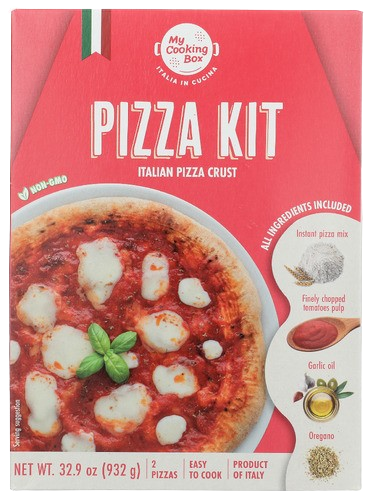 MY COOKING BOX: Pizza Kit Italian Pizza Crust, 32.9 oz