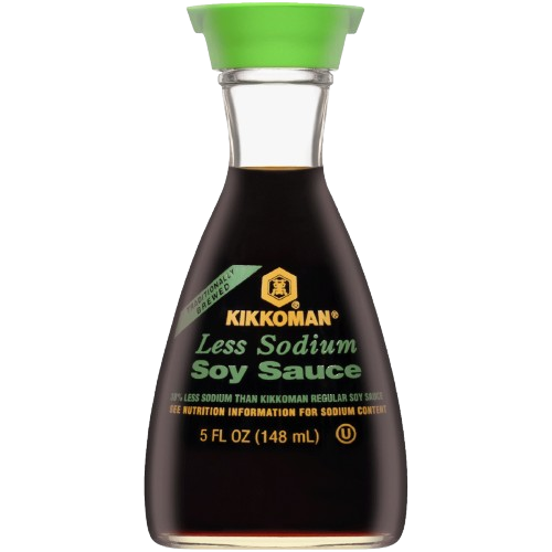 KIKKOMAN: Less Sodium Soy Sauce Dispenser, 5 oz