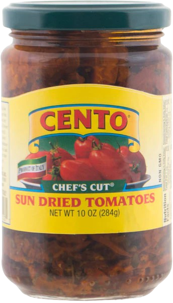 CENTO: Chefs Cut Sun Dried Tomatoes, 10 oz