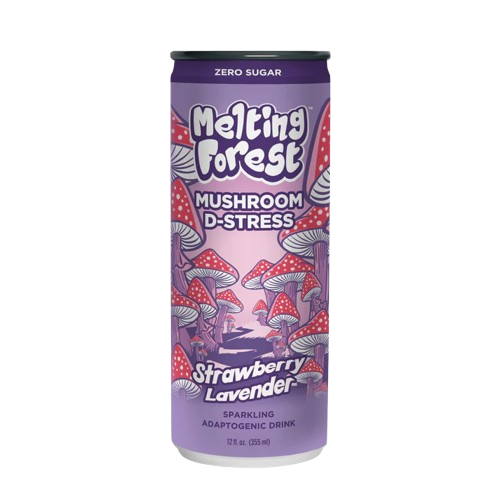 MELTING FOREST: D Stress Strawberry Lavender Drink, 12 fo