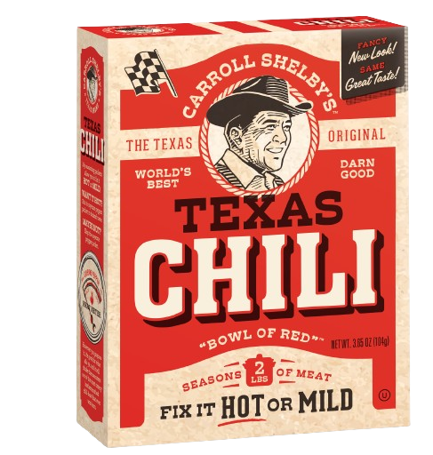 CARROLL SHELBY: Chili Kit Original, 3.65 oz