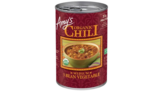 AMYS: Organic Chili Medium 3 Bean Vegetable, 14.7 oz