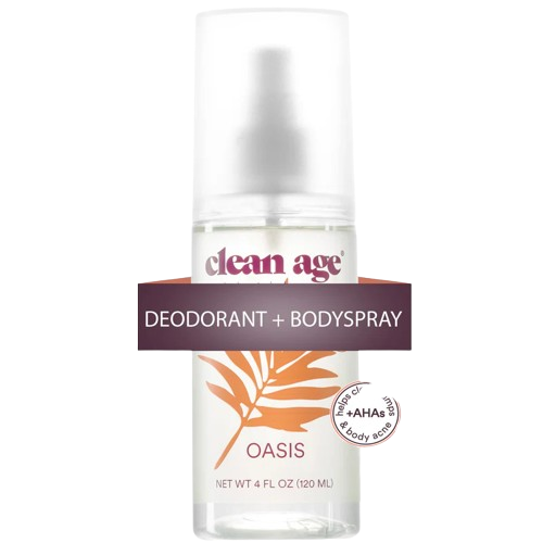 CLEAN AGE: Oasis AHA Body Spray, 4 oz