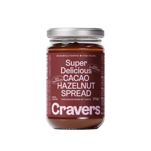 CRAVERS: Cacao Hazelnut Spread, 12 oz