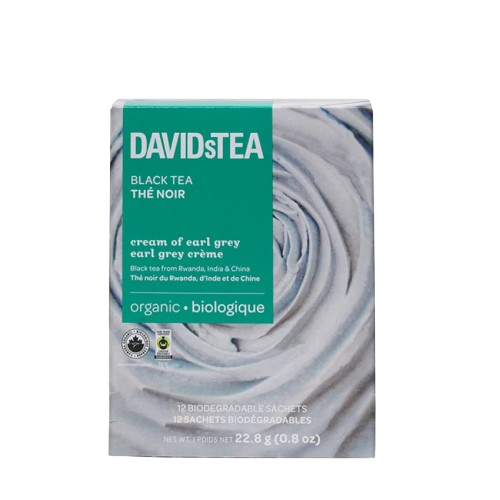 DAVIDSTEA: Cream of Earl Grey Tea, 12 bg