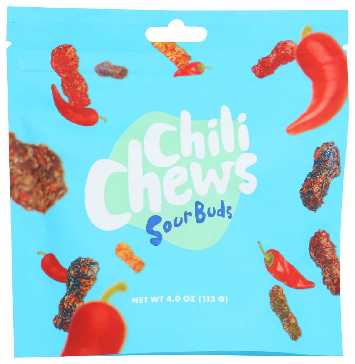 CHILI CHEWS: Sour Buds, 4 oz