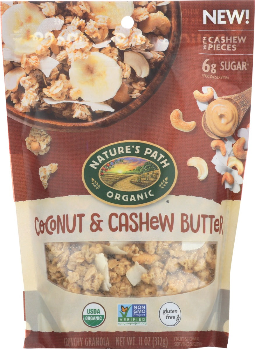 NATURES PATH: Coconut and Cashew Butter Granola, 11 oz