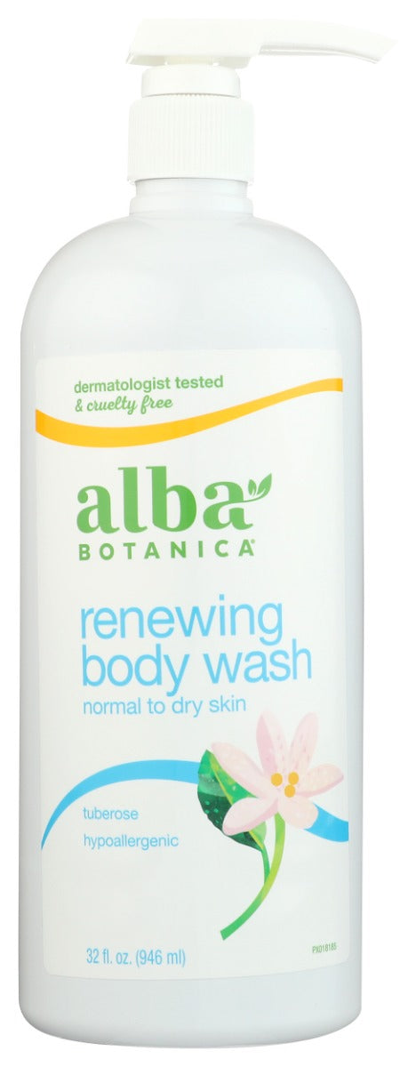 ALBA BOTANICA: Very Emollient Body Wash Midnight Tuberose, 32 oz