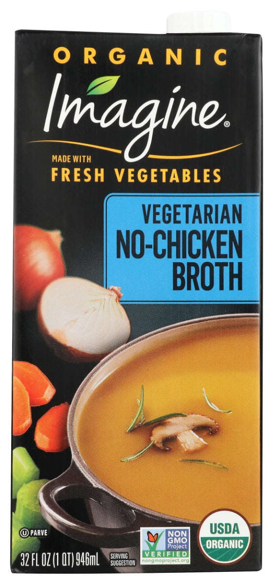 IMAGINE: Vegetarian No Chicken Broth, 32 oz