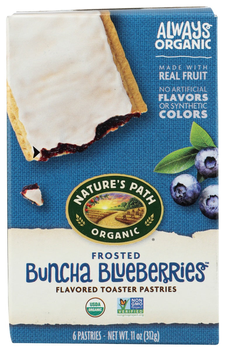 NATURES PATH: Frosted Buncha Blueberries Toaster Pastries, 11 oz