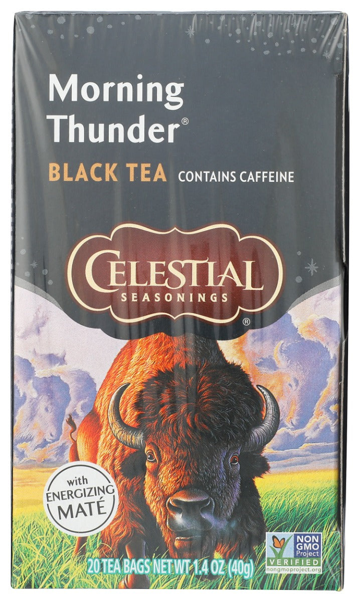 CELESTIAL SEASONINGS: Morning Thunder Black Tea, 20 bg
