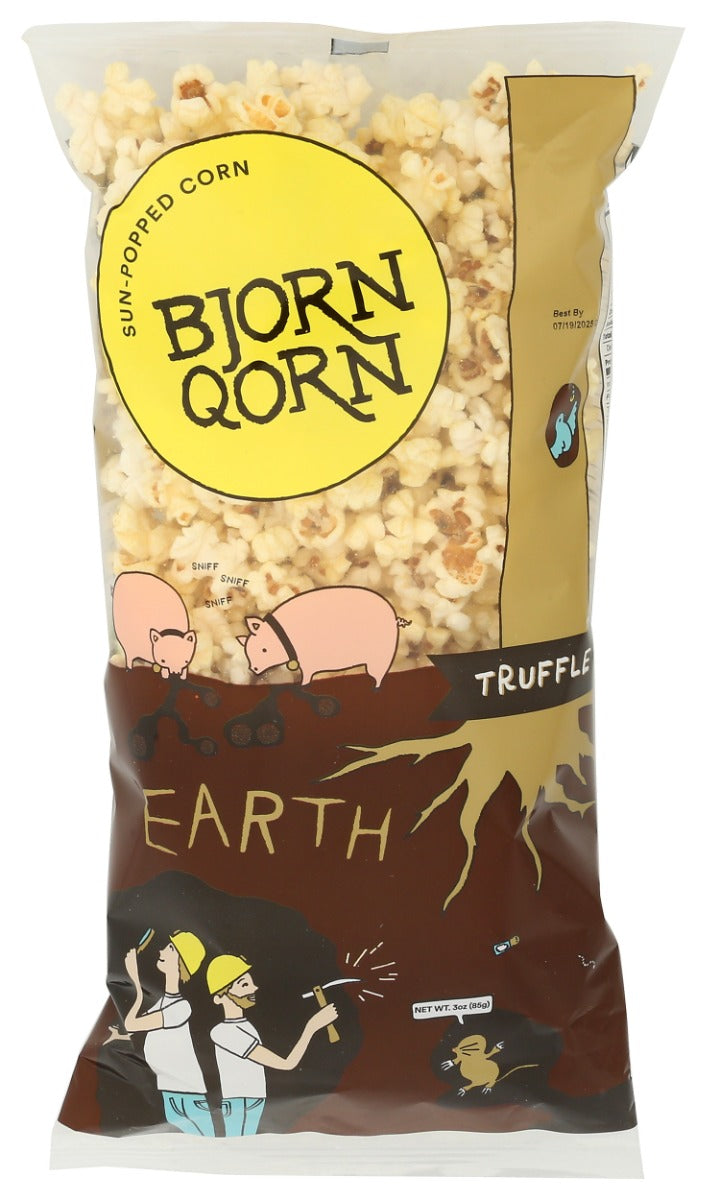 BJORNQORN: Earth Popcorn, 3 oz