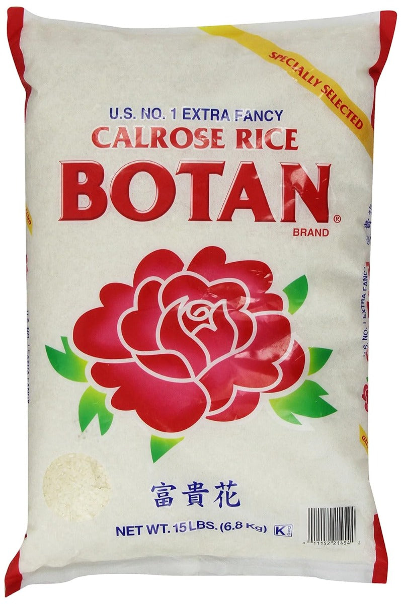 BOTAN: Calrose Rice, 15 lb